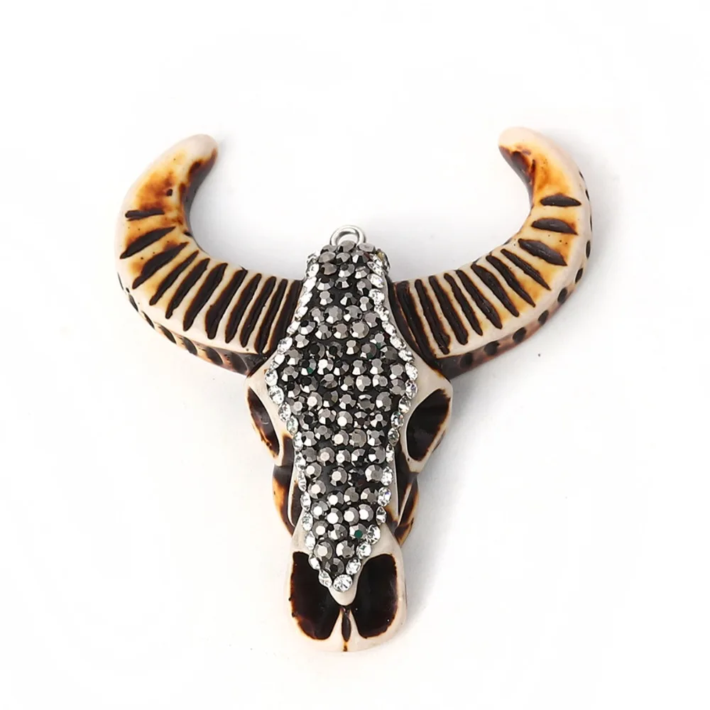 DoreenBeads шикарные подвески из смолы корова овечка коричневая микрозакрепка серый и