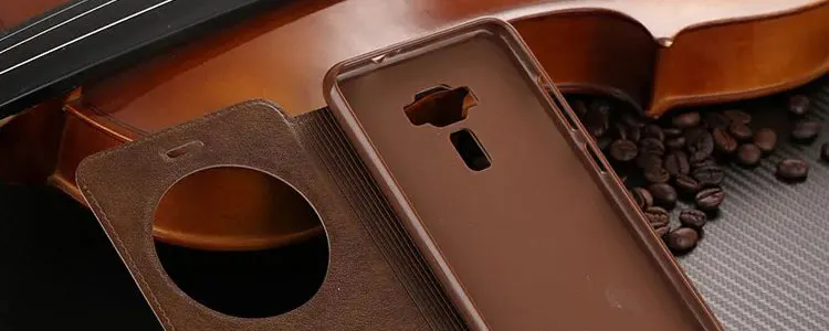 A9 ультра тонкий из искусственной кожи чехол с флип-стойкой для Asus Zenfone 3 ZE552KL 5," чехол и окно обзора для Zenfone3 ZE520KL 5,2''