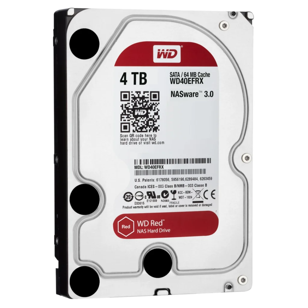 Western Digital Red 3 5 &quot 4000 ГБ 5400 об/мин|Внешние жесткие диски| |