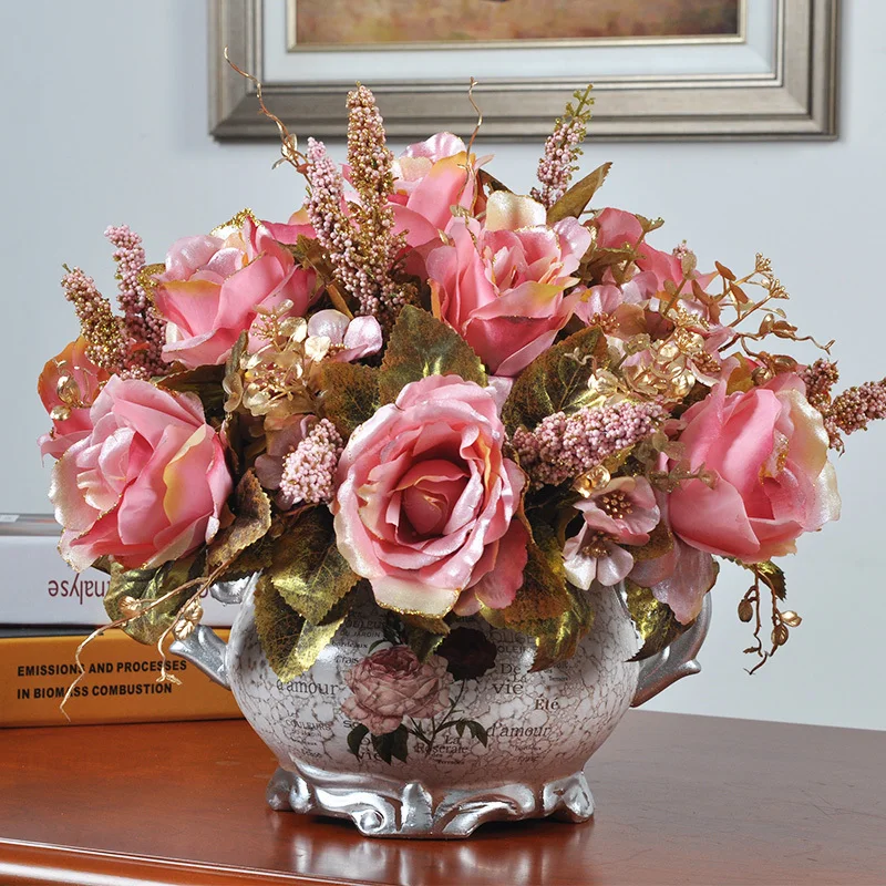Dekoratif Vazo Свадебные украшения для Para Casa керамическая ваза цветов|vase ornaments|flower