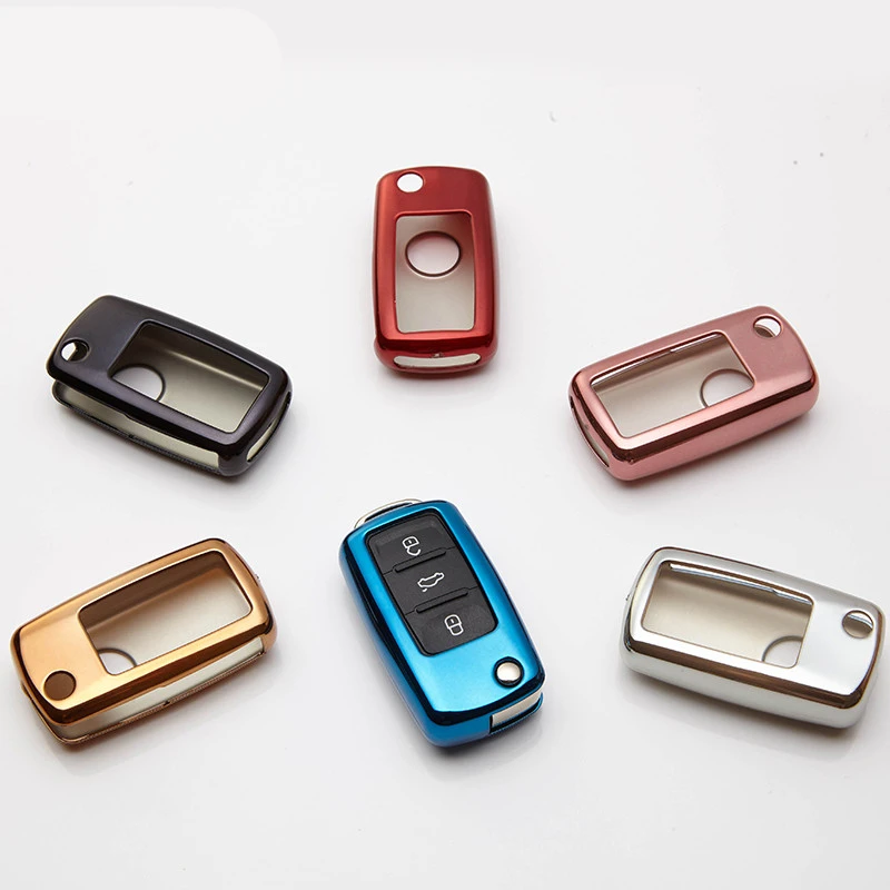 TPU Car Key Cover Case For VW Volkswagen Polo EOS Beetle Cross Jetta sharan Scirocco GOLF Remote Shell Protection | Автомобили и