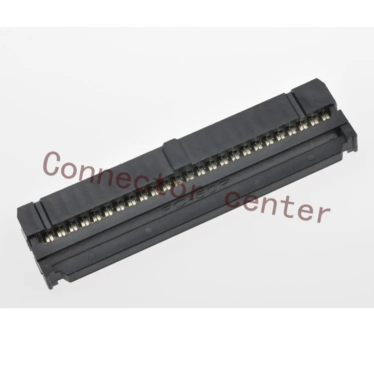 Высококачественный коннектор IDC полностью золотистый с шагом 2 54 мм 50 штырьков