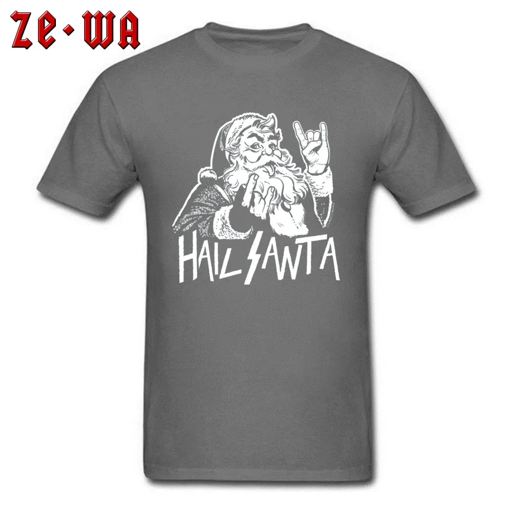 Футболка с принтом града и Санта Клауса мужская красная футболка хлопковая в