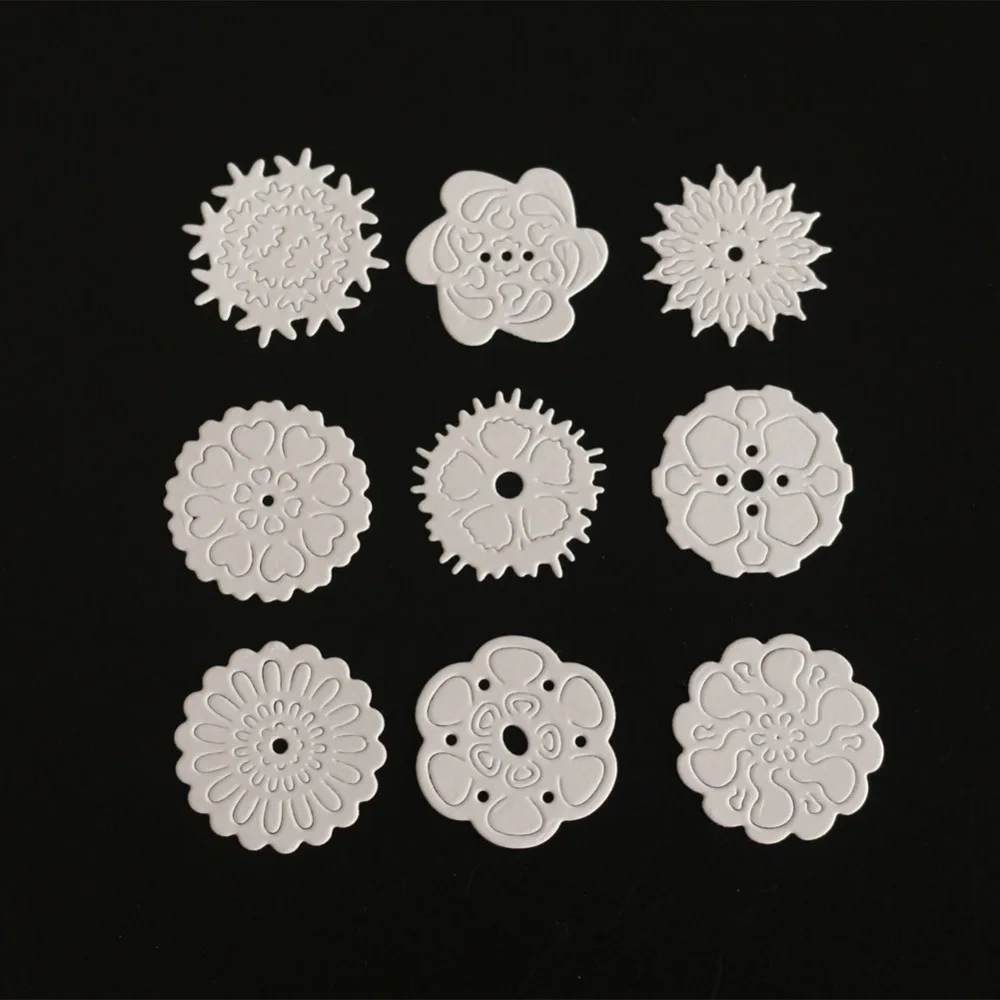 Наборы 3D цветов металлические Вырубные штампы для рукоделия скрапбукинг