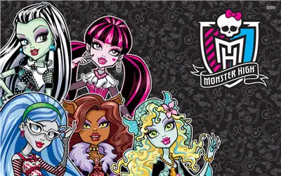 На Заказ Шелковый плакат Monster High большой размер см номер/домашний декоративный плакат#-092477 - Цвет: Золотой