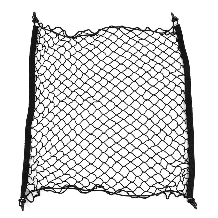Стайлинга автомобилей 70*70 см багажнике авоську эластичный нейлон сзади автомобиля Грузовой Магистральные хранения Организатор Чистая внедорожник авто аксессуары