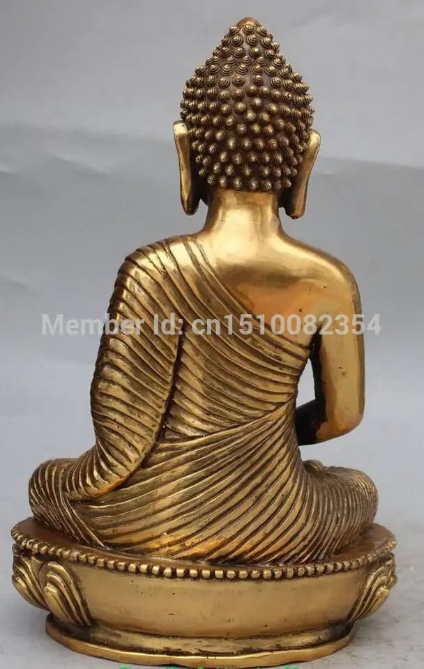 13 &quotКитайский Тибетского Буддизма Латунь Сиденья Шакьямуни Будда Амитабха