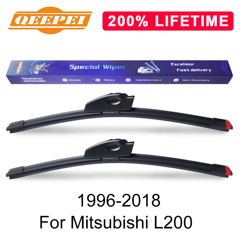 Сменная Щетка стеклоочистителя QEEPEI для Mitsubishi L200 1996-2018 силиконовая резина