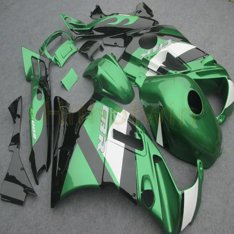 

Custom motorcycle cowl for CBR600F2 1991-1994 CBR 600 91 92 93 94 ABS Plastic Fairings+5Gifts+green