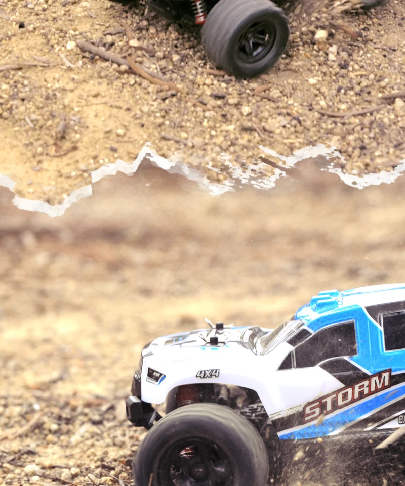Как высокая скорость мальчик RC автомобиль игрушка 1:18 2,4 г 36 км/ч ПВХ корпус водонепроницаемый и ударопрочный моделирование дистанционное управление внедорожника модель