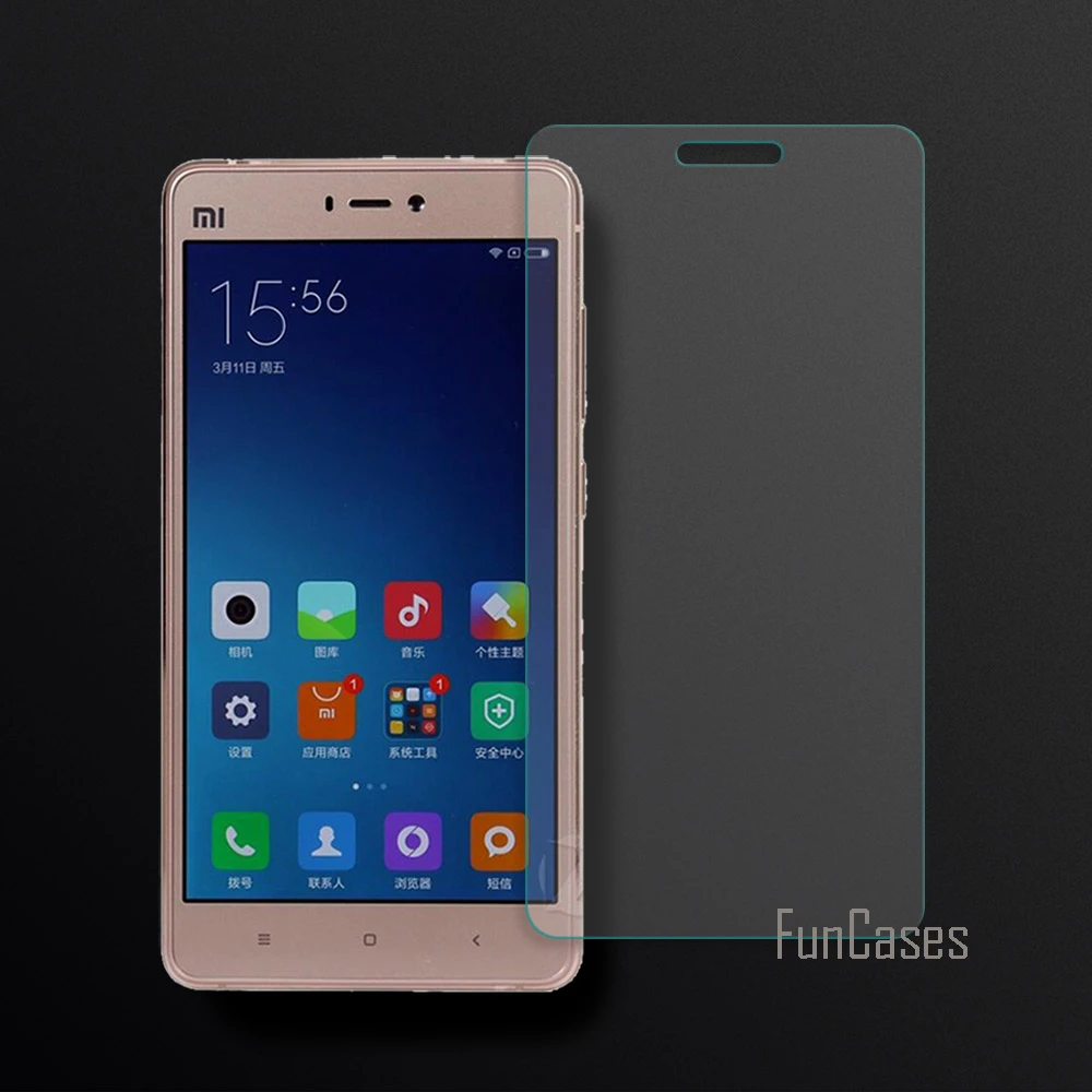 Закаленное стекло для Xiaomi mi 4S прозрачный протектор экрана 2.5D изогнутый край 0 26 мм