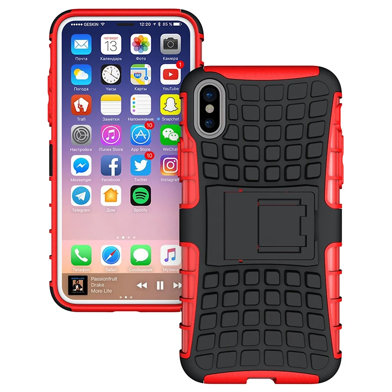 Новый гибридный мягкий резиновый силиконовый + Жесткий ПК чехол для Iphone 4 4S 5 5S SE 5C 6