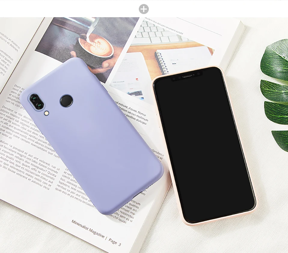 Original Liquid Silicone Case For Huawei P30 Lite Cover Plain Clear Bumper For Huawei P20 Pro P30 Pro Mate 20 Lite Coque Capa