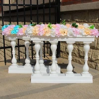 4pcslot plastic roman column fashion wedding props decorative roman columns white color plastic pillars road cited party event
