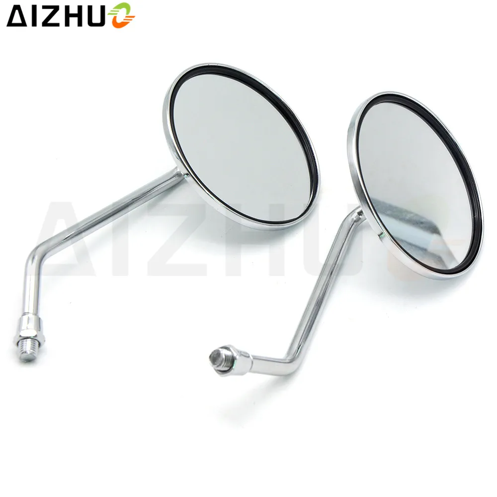 Motorcycle Rearview Mirror 8/10 Mm Universal Cafe Racer Side For Suzuki DRZ 400 BANDIT GS500 M109R SV650 Honda Yamaha | Автомобили и