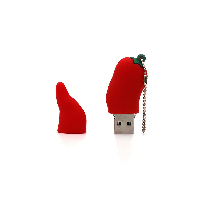 USB флеш накопитель в виде овощей и фруктов клубника/Морковь/ананас/банан брикет 4