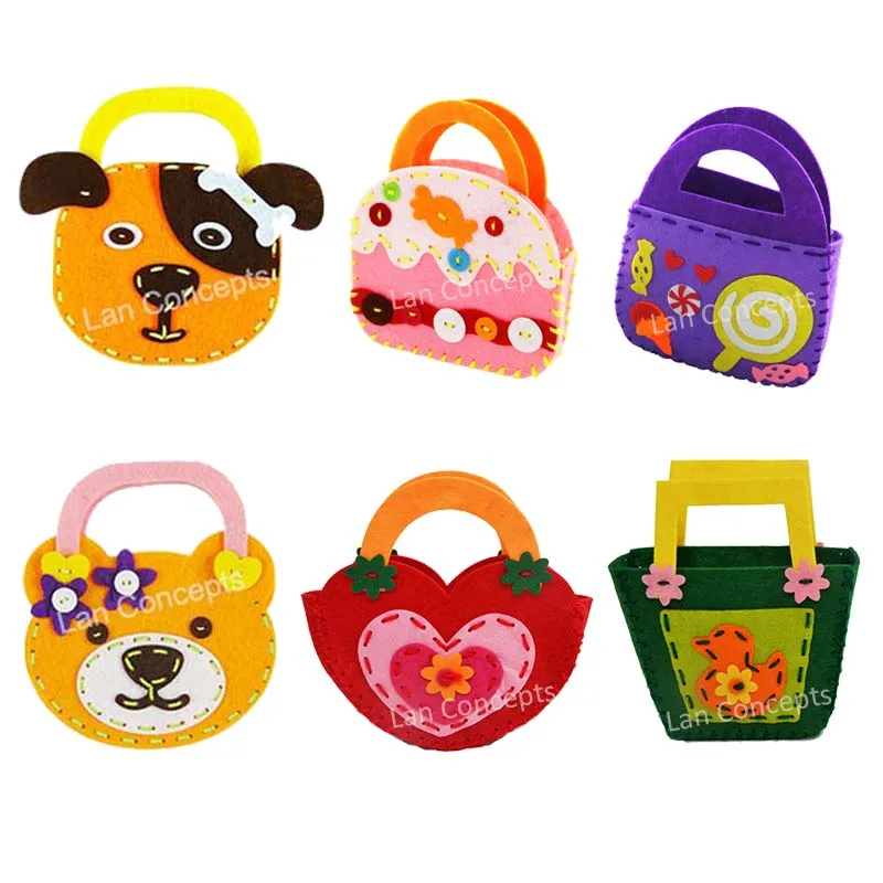 Оптовая продажа набор для детского творчества сделай сам войлочная сумка с