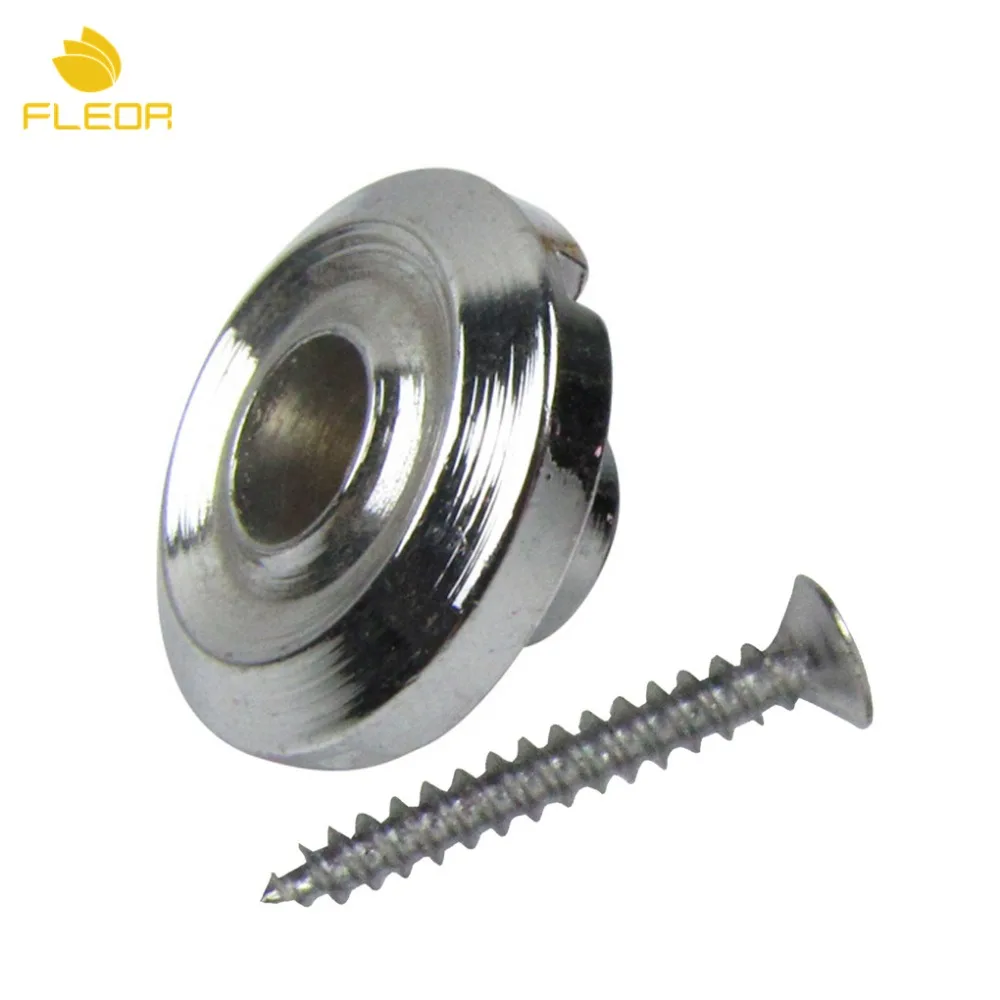 FLEOR 2 шт. хромированные/черные басовые гитарные струны фиксаторы деревьев круглые