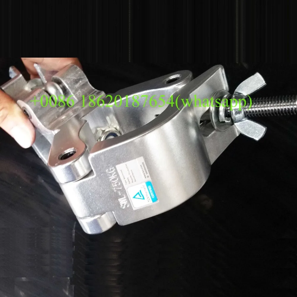 Алюминиевый G образный зажим поворотный двойной для сценической фермы