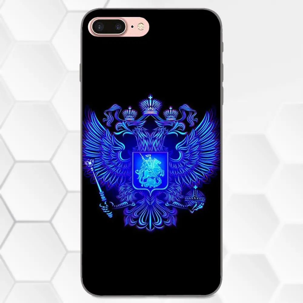 В продаже чехол для телефона Оригинальный русский флаг герб Apple iPhone 4 4S 5 SE 6 6S 7 8 Plus X
