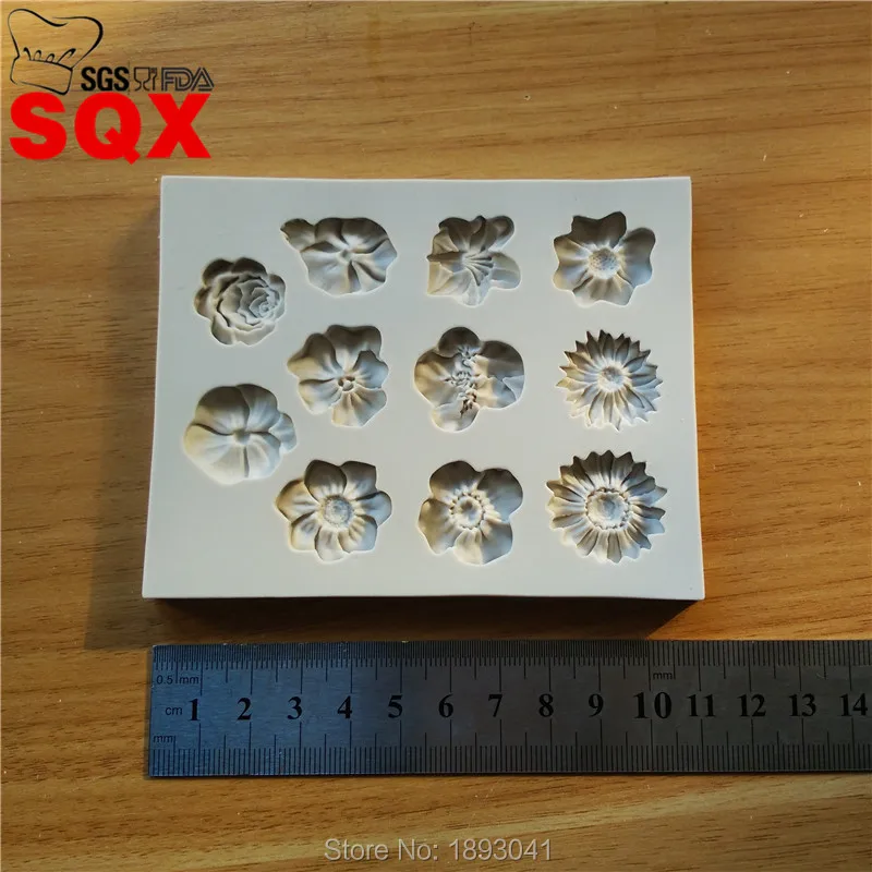 11 шт различные цветочные формы для торта инструменты украшения кухонные