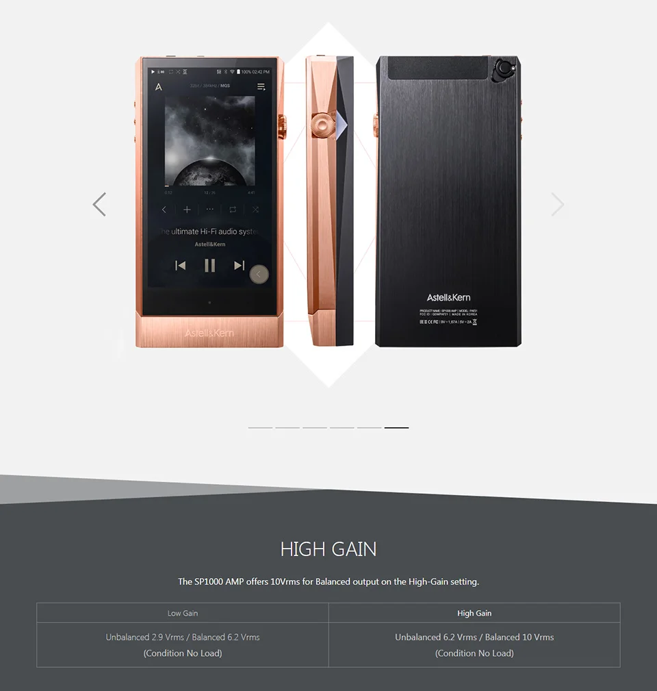 IRIVER Astell& Kern SP1000 усилитель наушников для A& Ultima SP1000 портативный музыкальный плеер Новые поступления