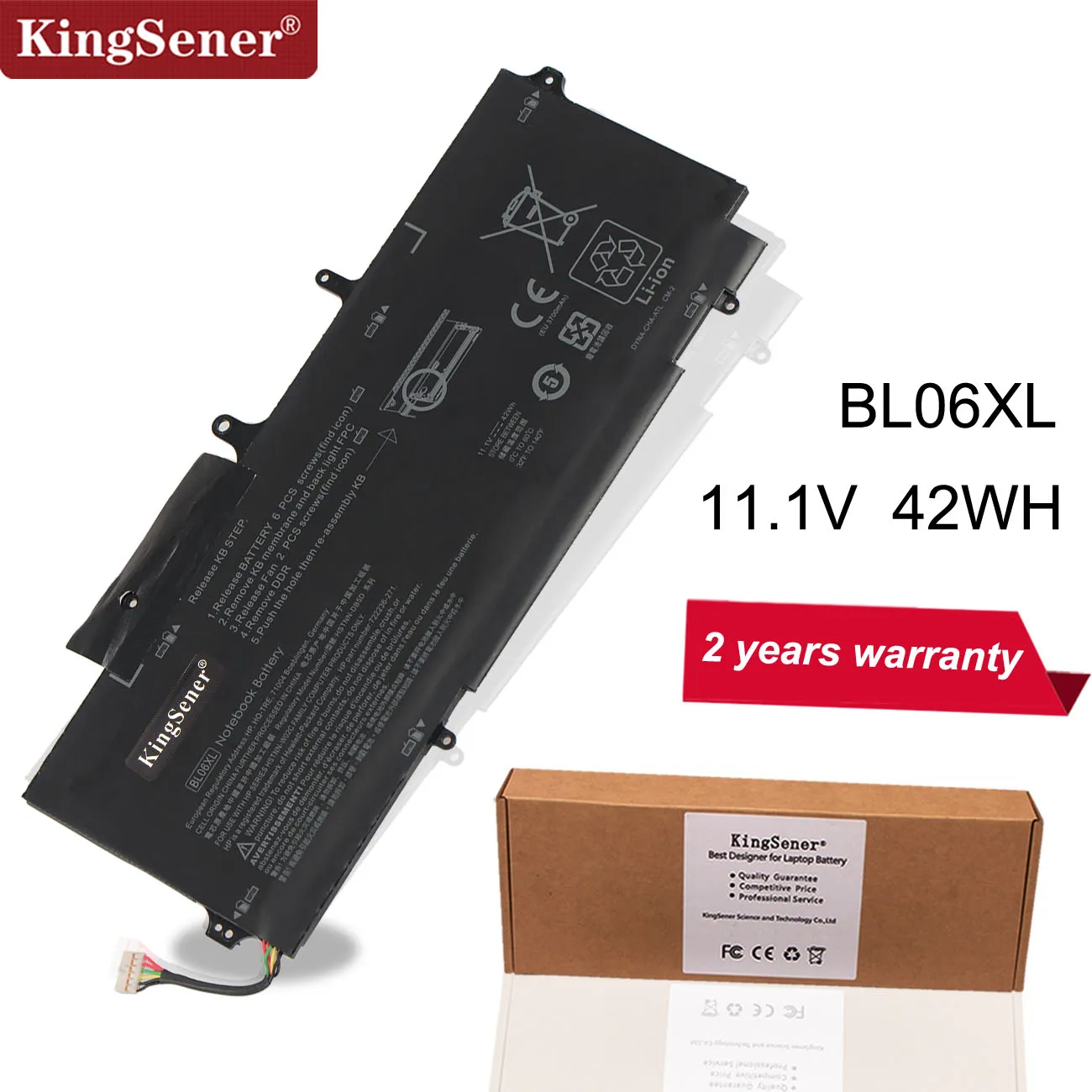 KingSener BL06XL Батарея для hp Elitebook 1040 G1 G2 BL06XL HSTNN-DB5D BL06042XL HSTNN-W02C 722297-001 722236-171 11,1 V 42WH