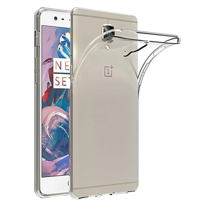 Мягкий прозрачный ТПУ силиконовый чехол для Oneplus 3 A3000 A3003 задняя крышка 5 дюймов