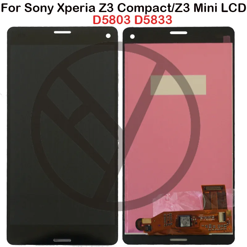 100% тест для SONY Xperia Z3 Compact LCD дисплей сенсорный экран Z3Mini D5803 D5833 Z3C Замена|Экраны