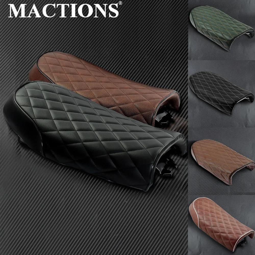 

Universal Motorcycle Cafe Racer Seat Vintage Saddle Flat Pan Retro Seat Retro Cafe Racer For Honda CB CL CB500 CB550 CB750