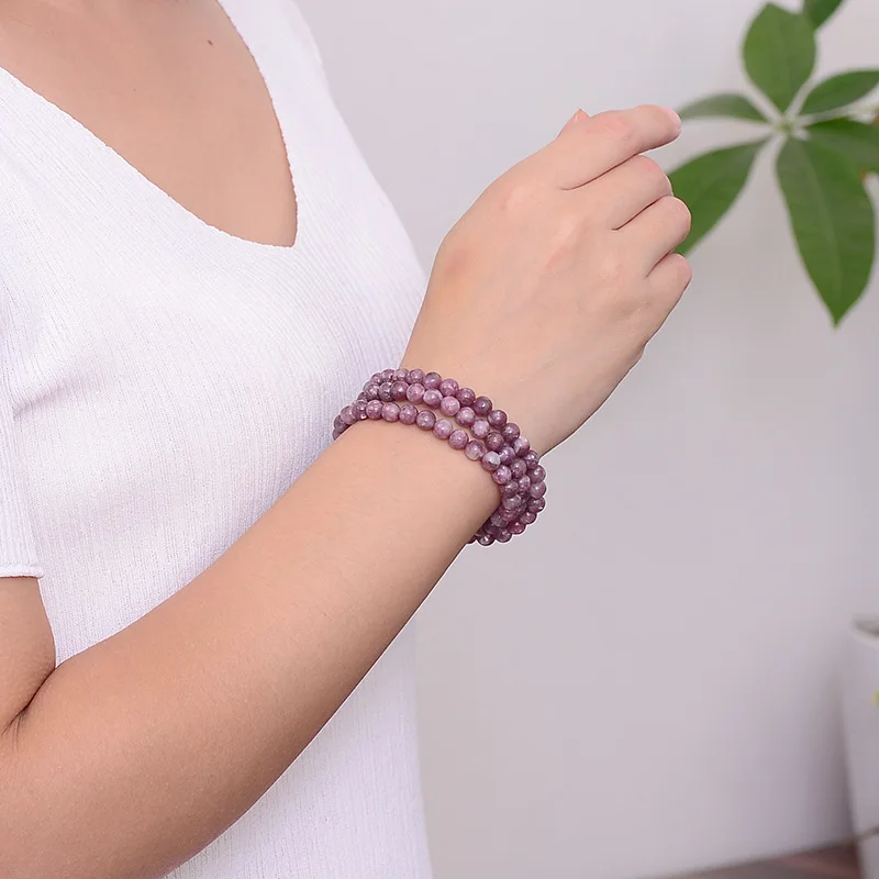 

Wholesale JoursNeige Plum Tourmaline Natural Stone Bracelets Lucky for Women Multiplelayer Fashion Crystal Bracelet Jewelry