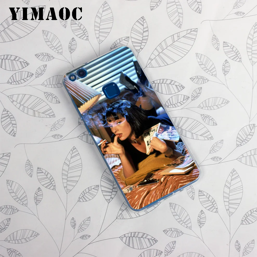 YIMAOC Pulp Fiction Movie Soft Case for Huawei Honor 10 9 8X 8C 8 7C 7X 7A Pro 6A Lite Note Nova 3i 3 2i Y6 Y7 Y9 Prime 2018 |