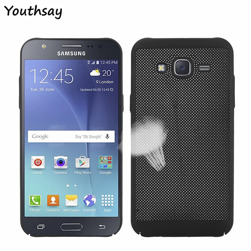 S для samsung Galaxy J5 чехол J500 модный теплоотвод полый задняя крышка телефона|case for