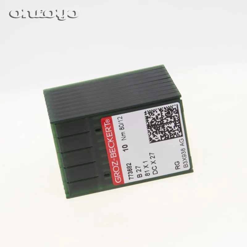 100% оригинальные немецкие швейные иглы Groz Beckert B27 Nm GB 81X1 / DCX27 1 упаковка 10 шт|nm| |