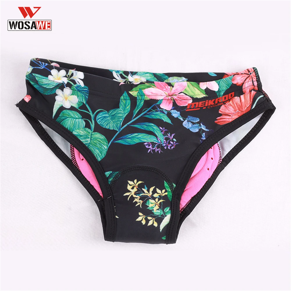 WOSAWE женское нижнее белье для велоспорта шорты с 3D гелевой подкладкой треугольные