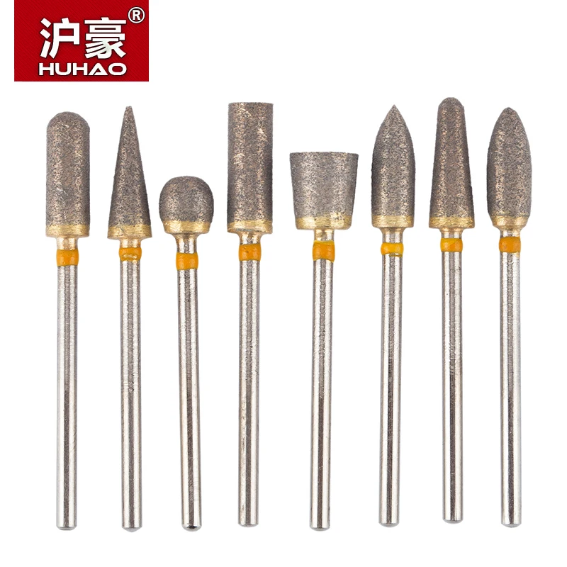 

HUHAO 1pc Emery Grinding Head For Dremel Rotary Tools Stone Bit Head For Cleaning Pipes Grinding Dremel Accessories For Carving