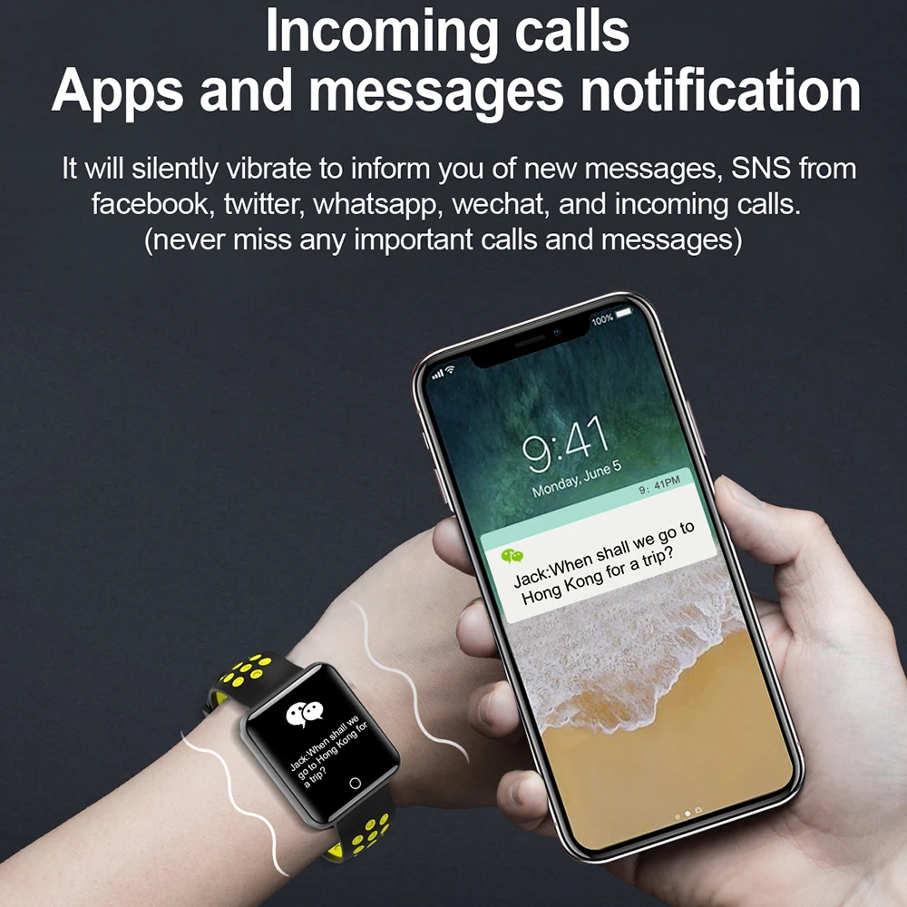 TimeOwner Smart Band Шагомер монитор сердечного ритма браслет Фитнес трекер умный Браслет