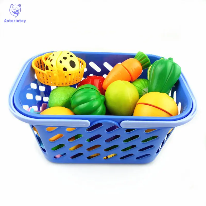Корзины пластиковые для фруктов и овощей, 23 шт./компл., Кухонные Игрушки для раннего развития и образования, детские игрушки от AliExpress WW