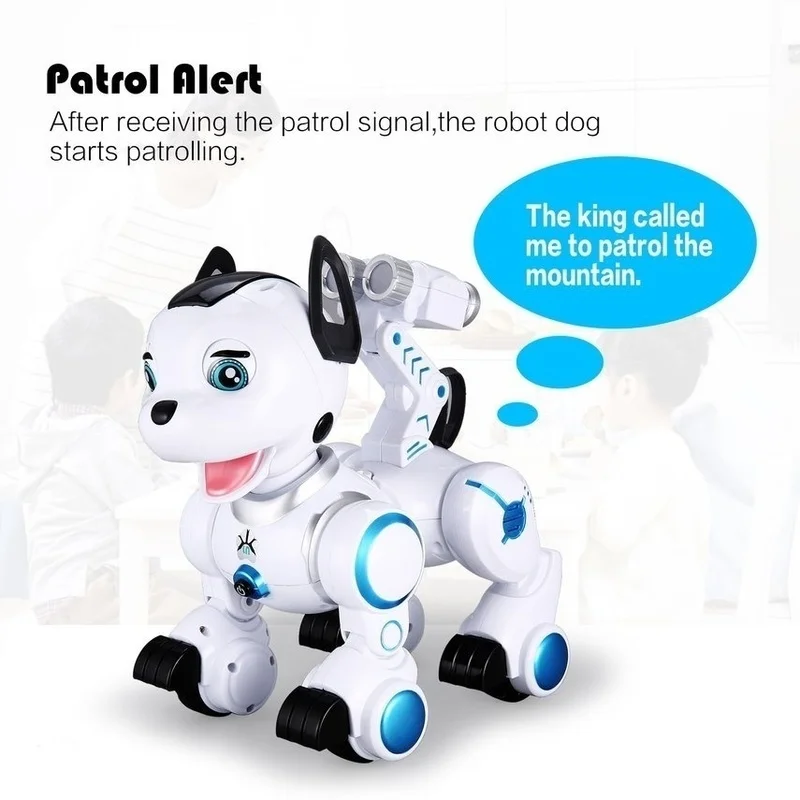 Умный Радиоуправляемый танец собаки вместе с музыкальным патрулем пульт