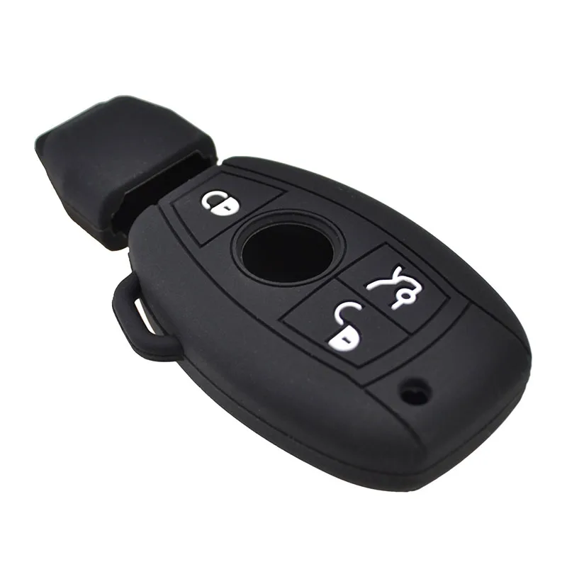 Флюс чехол для Mercedes Benz W203 W211 CLK C180 E200 AMG C E S Class|fob cover|amg key coversilicone fob cover |