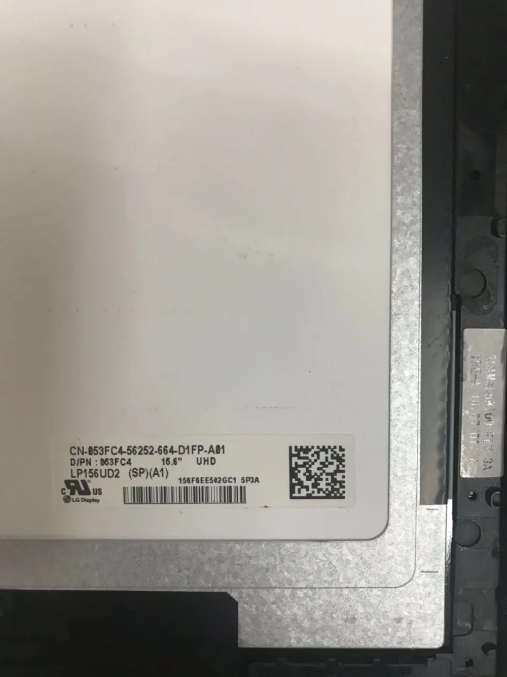 Чехол для Dell Inspiron 15 7000 7557 7559 ЖК-чехол для задней панели/сенсорный экран с цифровым дисплеем 15," 53FC4 UHD 4K LP156UD2-SPA1