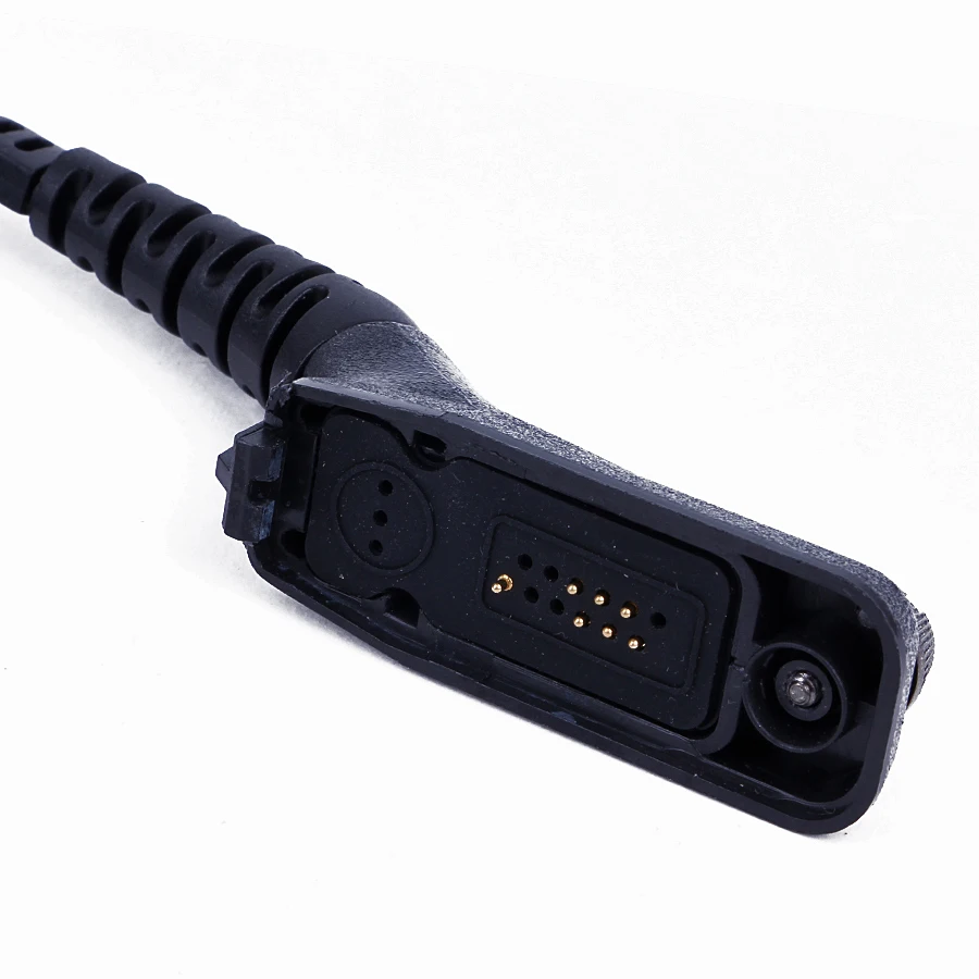 Large PTT Mic Headset Acoustic Tube Earpiece For Motorola DP4800 DP4801 XPR6550 DGP4150 P8268 APX6000 APX8000 Walkie Talkie etc.