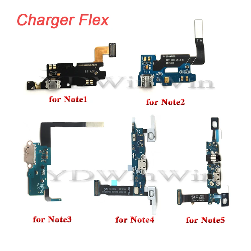 1 шт. док разъем USB зарядный порт гибкий кабель лента для Samsung Galaxy Note 2 3 4 5 N7000 N7100 N900
