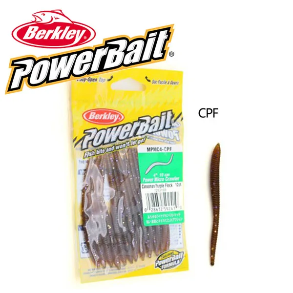 Berkley Powerbait Micro Crawler MPMC4 японская червячная 10 см мягкая искусственная приманка