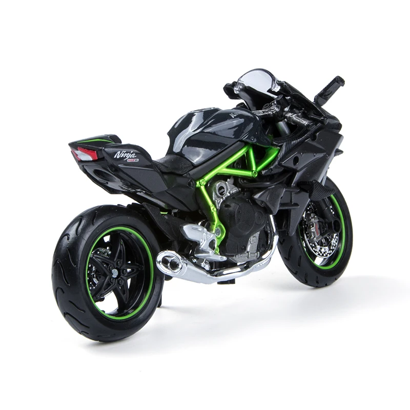 Maisto 1:18 модели мотоциклов Kawasaki Ninja H2R миниатюрные пластиковые Гоночные Игрушки из