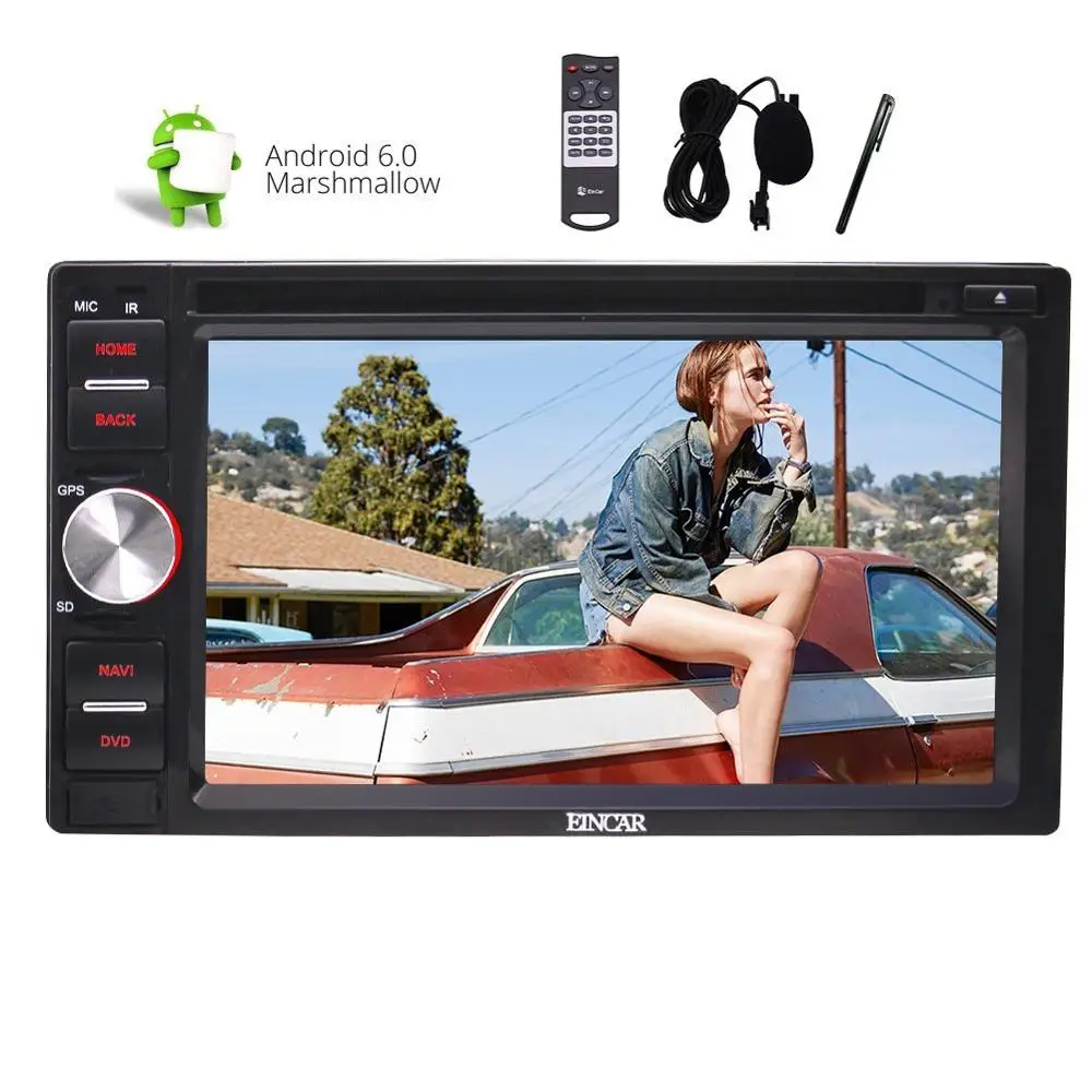 6 2 ''автомобильный стерео Andriod 0 двойной din Автомобильный GPS DVD - Цена: 13 593,78 руб.