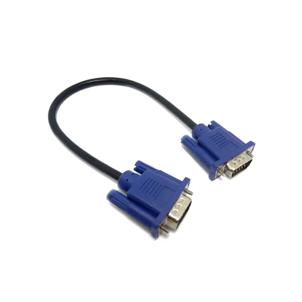 VGA кабель malebraid Экранирование Высокое качество HD tv VGA Компьютер ТВ дисплей сигнальный кабель 0,3 м/0,5 м/1,5 м/3 м