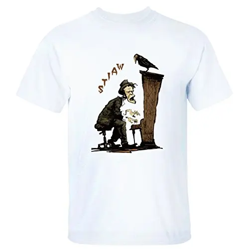 

Printed T Shirt Short Sleeve Men Summer Style T Shirt Short Sleeve Tom Waits Piano Men's Cool T-shirt