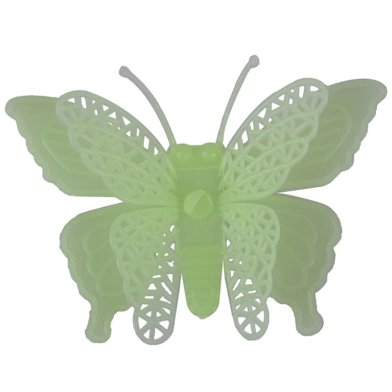 6 шт./компл. кавайная светящаяся Игрушка Бабочка в темноте игрушка детский сад