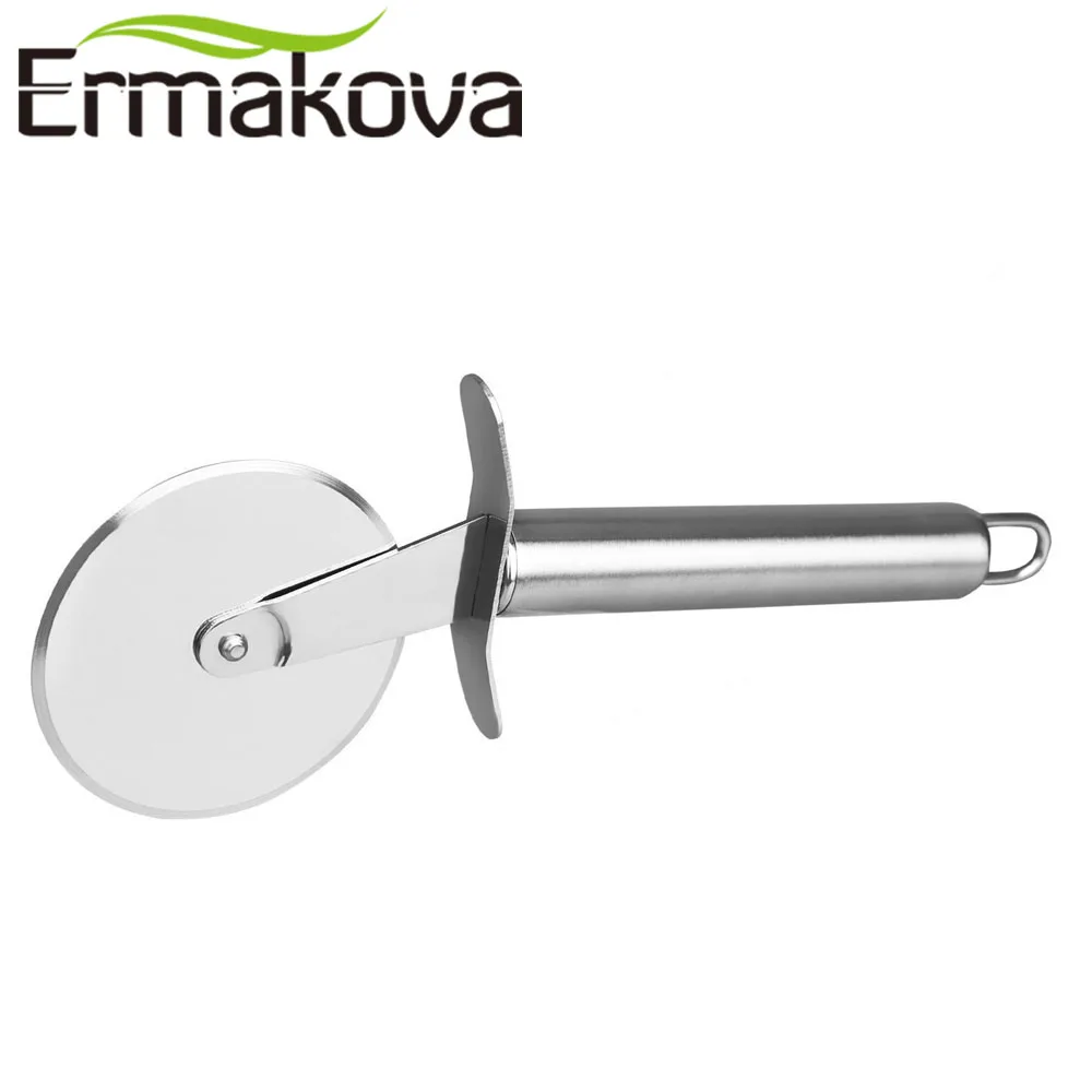 Нож ERMAKOVA из нержавеющей стали для пиццы круглая нож торта хлеба пиццы|pizza tools|pizza